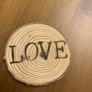 FREE Wooden love magnet